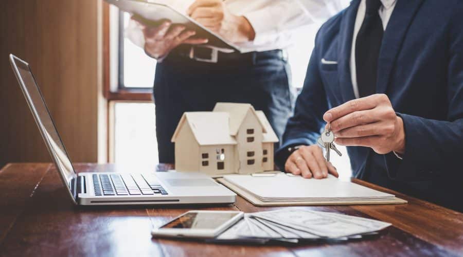 cash and mortgage documentation on table